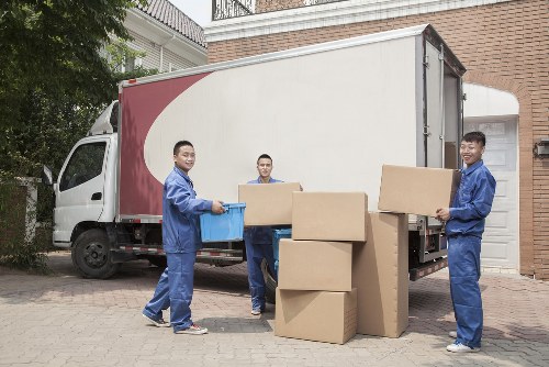 Large moving truck used for house relocation in Uxbridge
