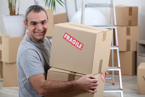 Secure loading of items into a removal vehicle