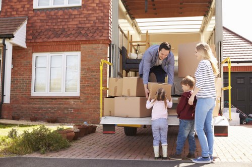 Careful handling of furniture during a Uxbridge flat relocation
