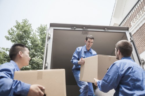 Loading a van for a local move in Uxbridge and nearby areas