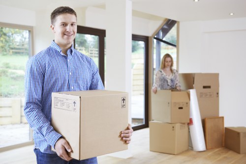 Removal pricing estimate with boxes and furniture load
