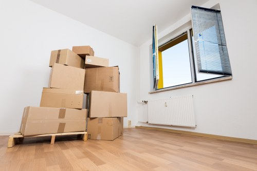 Local moving team handling boxes and furniture near Uxbridge properties