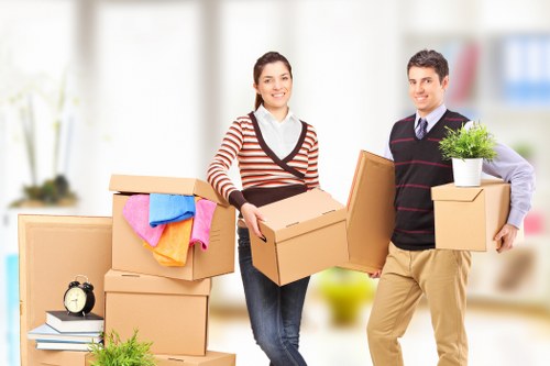 Furniture removals team handling bulky household items in Uxbridge