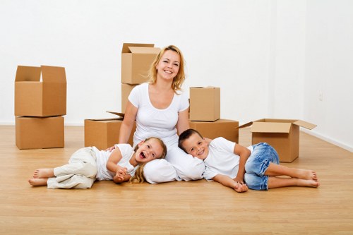 Packing and boxes support for house removals