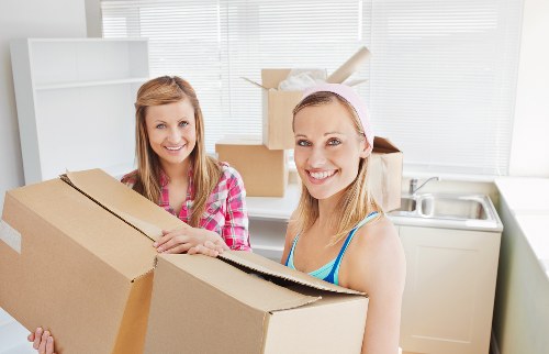 A local Uxbridge house move with packed boxes and preparation