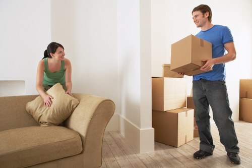 Business relocation transport and loading process in Uxbridge